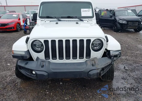 2020 Jeep Wrangler Unlimited Sahara Altitude 4X4 из США, поврежденный, VIN 1C4HJXEG5LW259681